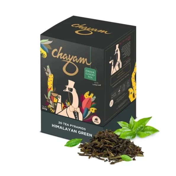 CHAYAM Himalayan Green Tea Bags, 20 Tea Bags available on Herbkart