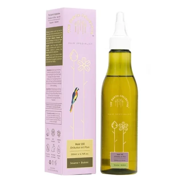 The Earth Collective Shikakai Oil Plus,With Sesame and Brahmi, 200 Ml, Herbkart8t751Nz9CxhE-L.webp, Herbkart8t751Nz9CxhE L