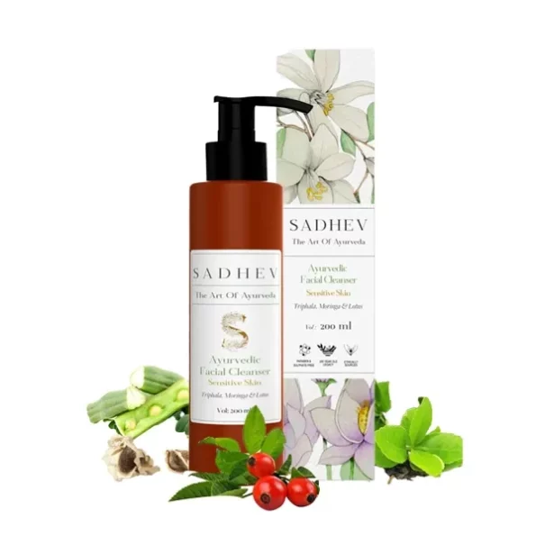 Sadhev Ayurvedic Facial Cleanser Sensitive Skin - 200 ml, Herbkart8t761uwj2NqiHL.webp, Herbkart8t761uwj2NqiHL