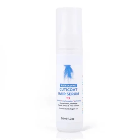 PURELOGICA T3 Care Cuticoat Hair Serum (Texture, Transformation, Technology) Nourishment, Damage Repair, Shine and Frizz Control | Enriched Argan Oil | For all hair types - 50ml