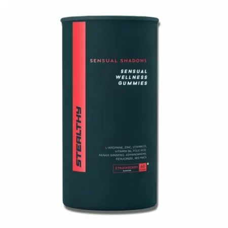 Stealthy Libido Booster Sensual Wellness Gummies With Red Maca, Ashwagandha & Ginseng | Sugar Free | US FDA | 100% Vegan & Gluten Free | Sensual Wellness For Men & Women (60 gummies, Strawberry)
