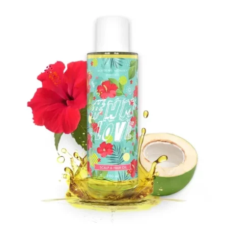 Hibiscus Monkey Love For Women & Men | Promotes Hair Growth & Reduces Hair Fall | Scalp Nourishment | Anti-Hair Frizz |100% Natural, No Mineral Oil, Chemical Free. 100Ml Glass Bottle