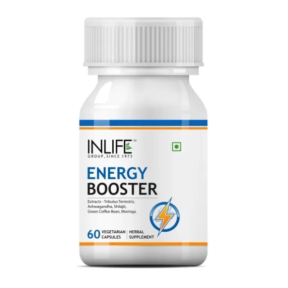 INLIFE Energy Booster Supplement - 60 Vegetarian Capsules available on Herbkart