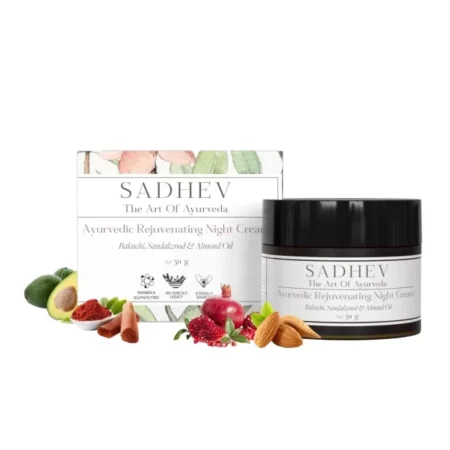 Sadhev Ayurvedic Rejuvenating Night Cream - 50gm