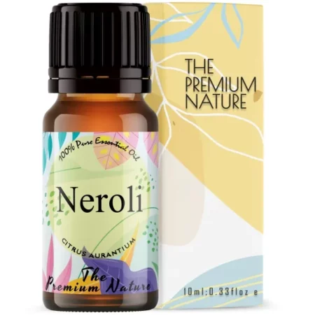 THE PREMIUM NATURE USDA Organic NEROLI Essential Oil - Citrus aurantium 100% Pure Natural Undiluted, Therapeutic Grade for Aromatherapy | Premium Certified Organic, Non-GMO, 10 mL