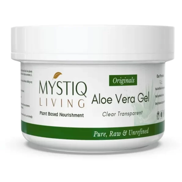 Mystiq Living Pure Aloe Vera Gel Raw (Clear & Transparent) - 220 GM, Herbkart8t761CQPS1AI7L.webp, Herbkart8t761CQPS1AI7L