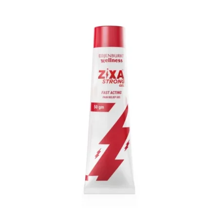 ZIXA Strong Gel : Rapid Pain Relief Muscle Pain, Knee Pain, Joint Pain, Shoulder Pain, Body Pain And Back Pain Fast-Acting Hot & Cold Therapy 6 Effective Plant Actives, (50G+5G) (Pack Of 1)