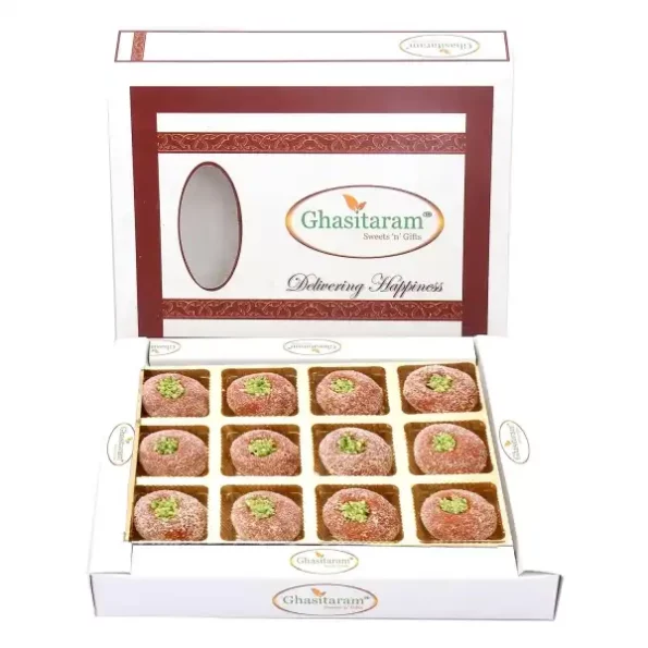 Ghasitaram Gifts Sweets- Mathura Peda In White Box, 250gm, Herbkart8t771NbEeJiT2L.webp, Herbkart8t771NbEeJiT2L