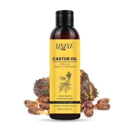 Lavaya® Cold Pressed Castor Oil (Arandi Oil) - 100% Pure & Natural for Hair Growth, Skin Care, Eyelash Care, Moisturizing Dry Skin & Nails | Virgin Grade| Best for Healthy Hair & Skin (200ml)