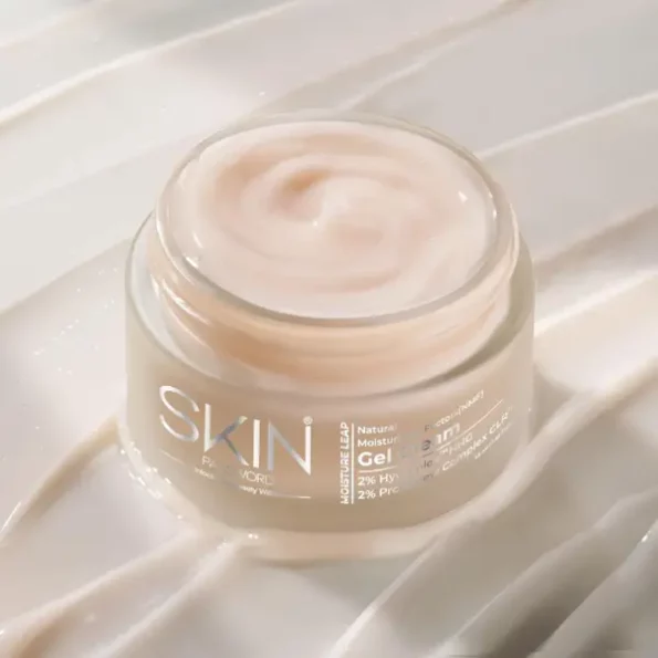 Skin Password Moisture Leap Gel Cream - Lightweight Moisturiser | Suitable for oily & dry skin | Boost NMF & Ceramides | 72H Intense Hydration | Plum & Sooth Skin | 45ml, 423651-1.webp, 423651 1