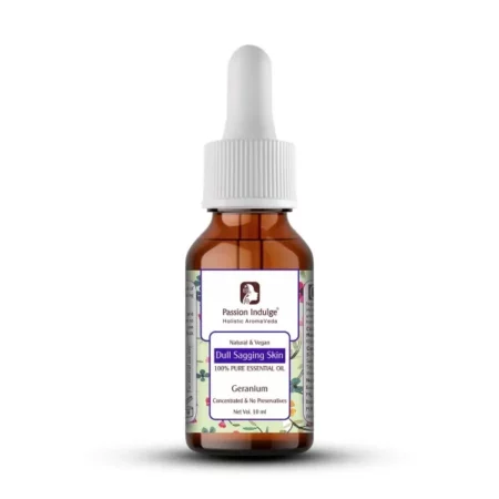 Passion Indulge Geranium Essential Oil for Anti Aging and Dull Sagging Skin - 10ml
