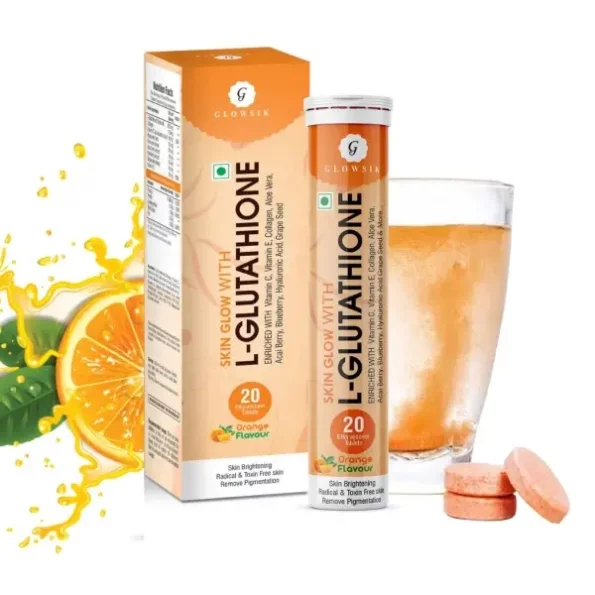 G-GLOWSIK Advanced L-Glutathione 20 Effervescent Tablets Orange Flavour, Herbkart8t761Xkm8uamcL.webp, Herbkart8t761Xkm8uamcL