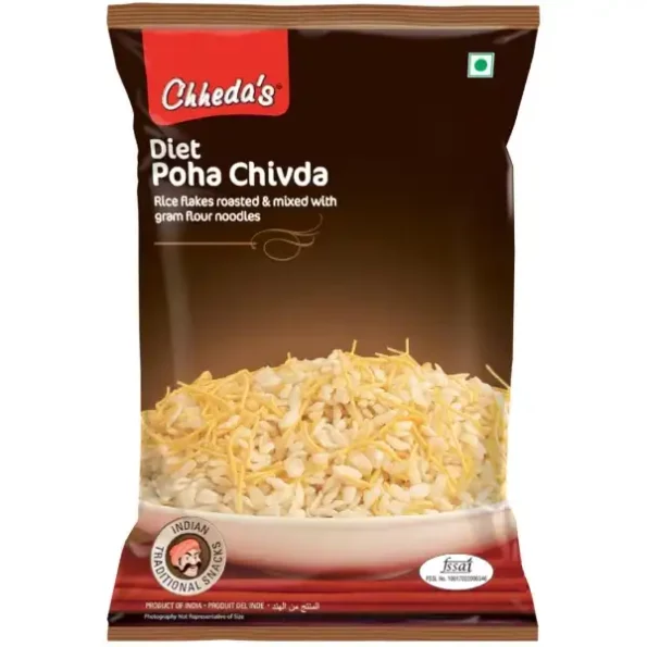 Chheda's Diet Poha Chivda - Crispy Poha Chivda with Sev 350 Gm, Herbkart8t771DSBqxOmJL.webp,