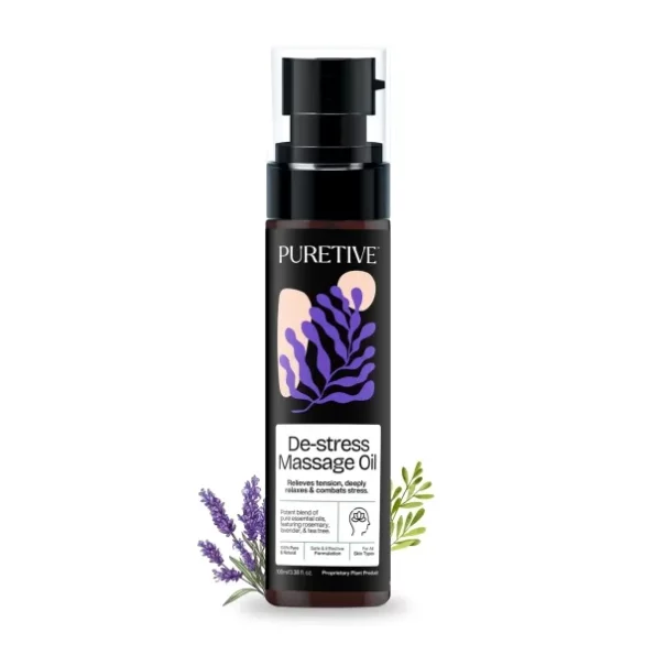 Puretive De-Stress Massage Oil 100ML, Herbkart8t761LopRc17PL.webp, Herbkart8t761LopRc17PL