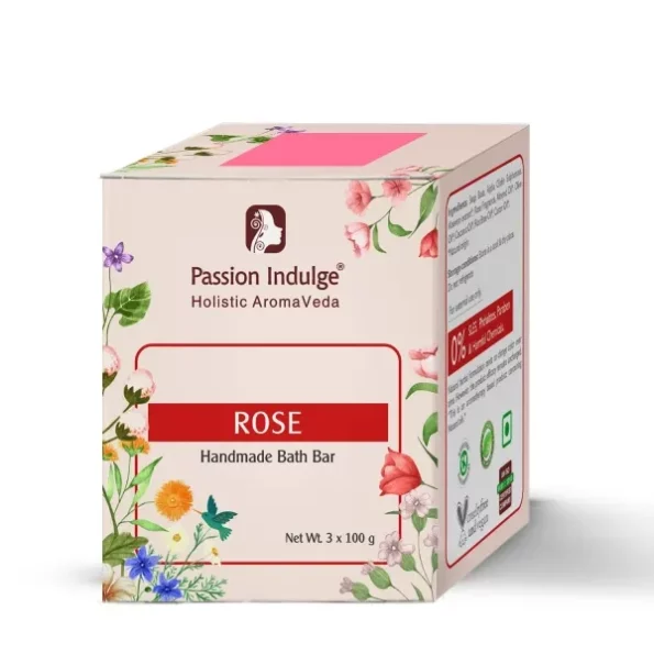 Passion Indulge Natural Handmade Bath Bar Soap - Rose (Pack of 3), Herbkart8t761OjsiSvnTL.webp, Herbkart8t761OjsiSvnTL