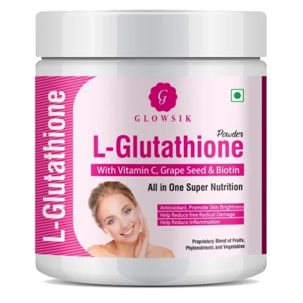 Glowsik Glutathione Powder For Healthy & Glowing Skin With Plant and Fruit Extracts - 300 Gms, Herbkart8t771PMSrLWUPL.webp, Herbkart8t771PMSrLWUPL