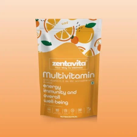 Zentavita Multivitamin Gummies for Adults with Vitamin C, E, B6, B12 and Iodine with Inositol | for Energy, Immunity and Overall Well-Being (30 Gummies)