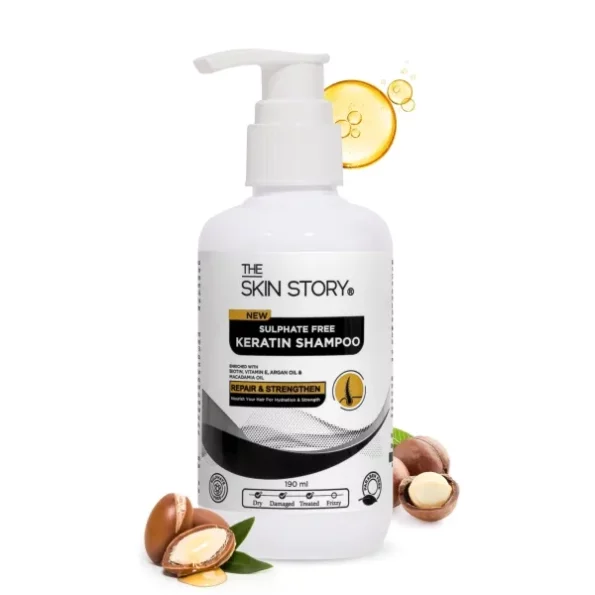 The Skin Story Sulphate Free Keratin Shampoo 190ml, Herbkart8t771TlucDaNRL.webp, Herbkart8t771TlucDaNRL