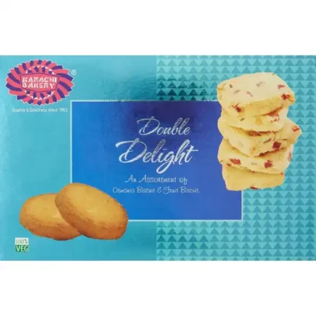 Karachi Bakery Double Delight Fruit Biscuit with Osmania, 400g