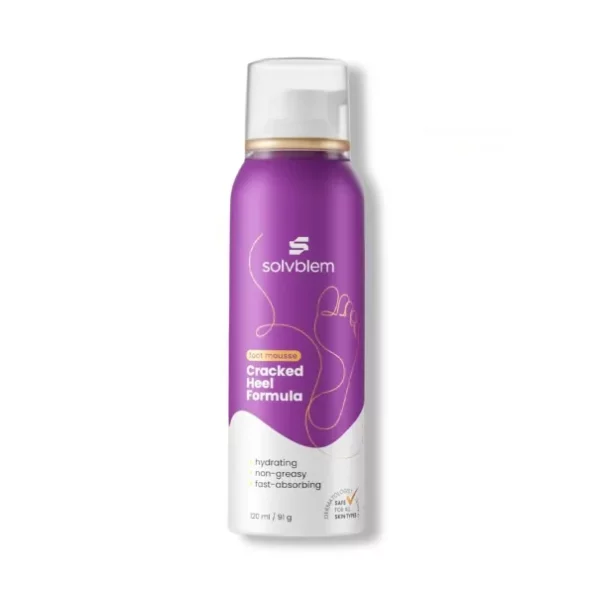 Solvblem Foot Cream Cracked Heel Formula, For Dry & Cracked Feet with Avocado Oil, Primrose Oil & Urea | Moisturizes & Soothes Feet, Non Greasy & Fast Absorbing Foot Cream (120ml), Herbkart8t741YDDGO6xdL.webp,