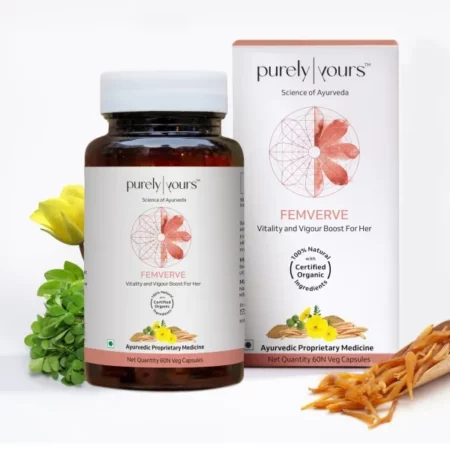 Purely Yours | Femverve | Ayurveda-based herbs | 60 capsules