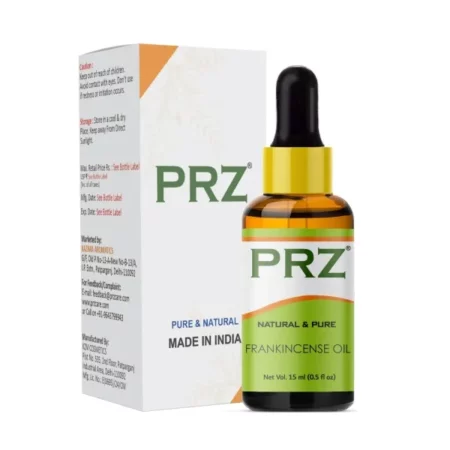 PRZ Frankincense Essential Oil (15ML) - Pure Natural Aromatherapy & Therapeutic Grade Oil For Skin Care & Hair Care