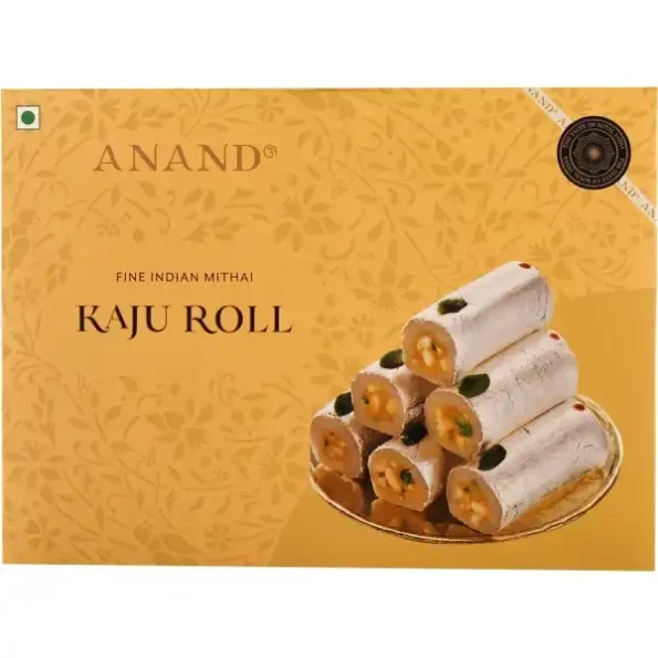 Anand Sweets Kaju Roll with Layers of Pulped Genuine Cashew and Nutty Chunks Box (250 gm), Herbkart8t781IBXihFFfL.webp, Herbkart8t781IBXihFFfL