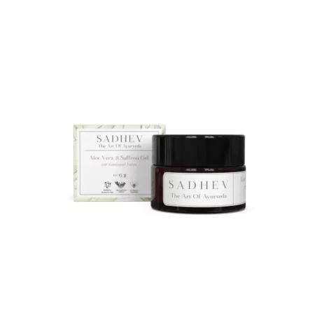 Sadhev Aloe Vera and Saffron Gel With Kumkumadi Tailam - 15gm