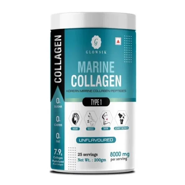 G-GLOWSIK Korean Marine Collagen Powder (200 Gram -Unflavoured), Herbkart8t75132OMws5FL.webp, Herbkart8t75132OMws5FL