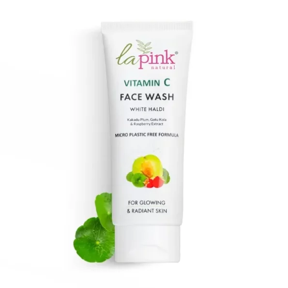 La Pink Vitamin C Face Wash with White Haldi & Gotu Kola, 100ml, Herbkart8t761RHvHesMnL.webp, Herbkart8t761RHvHesMnL