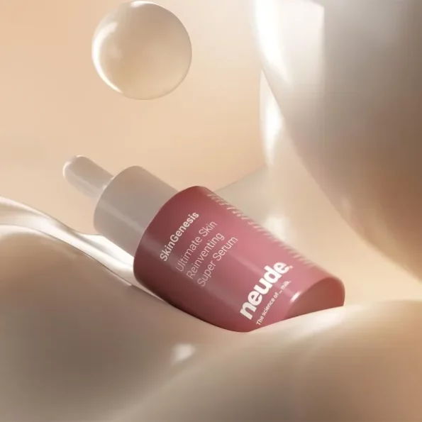 Neude SkinGenesis Brightening & Anti Aging Face Serum with Lactic Acid, Niacinamide & Hyaluronic Acid for Radiant Skin For Men & Women | Reduces Dark Spots, Fine Lines, Protects Skin Barrier | All Skin Types | 30ml, Herbkart8t751eJgrLeY2L.webp, Herbkart8t751eJgrLeY2L