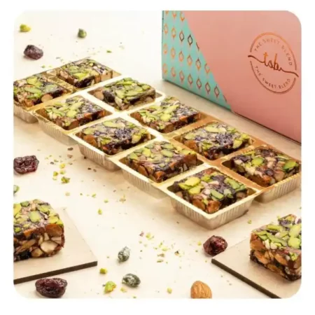 THE SWEET BLEND Cranberry Bites 10 Pieces | Premium Gift Box | Assorted sweets | Gift Hamper | Sweets gift box | Made with Dry Fruits | No Added Sugar | Wholesome and Delicious Snack | Perfect for Anytime Indulgence