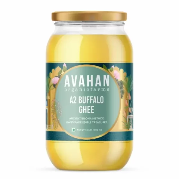 AVAHAN ORGANIC FARMS A2 Buffalo Ghee -(500 ML), Herbkart8t76176Ee20o9hL.webp, Herbkart8t76176Ee20o9hL