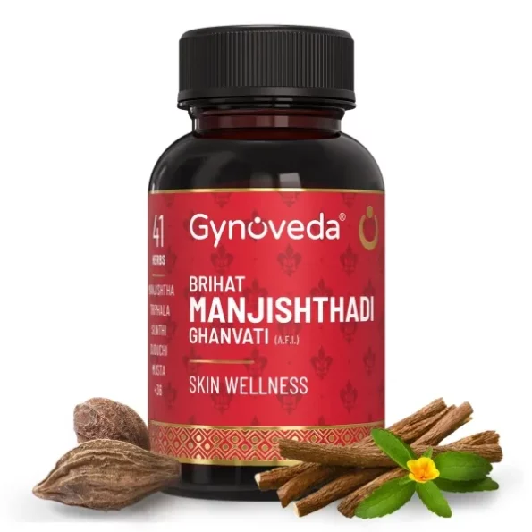 Gynoveda Manjistha Ayurvedic Blood Purifier, 240 Tablets available on Herbkart