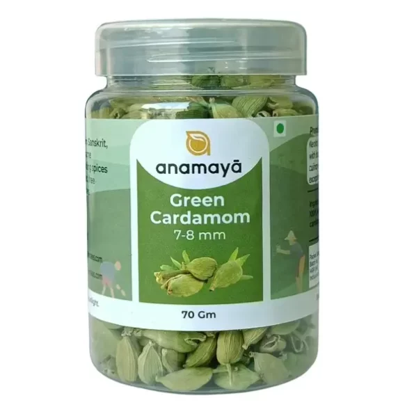 Anamaya Green Cardamom Whole Pods 70 Gm, Herbkart8t781FaoBsh9hL.webp, Herbkart8t781FaoBsh9hL