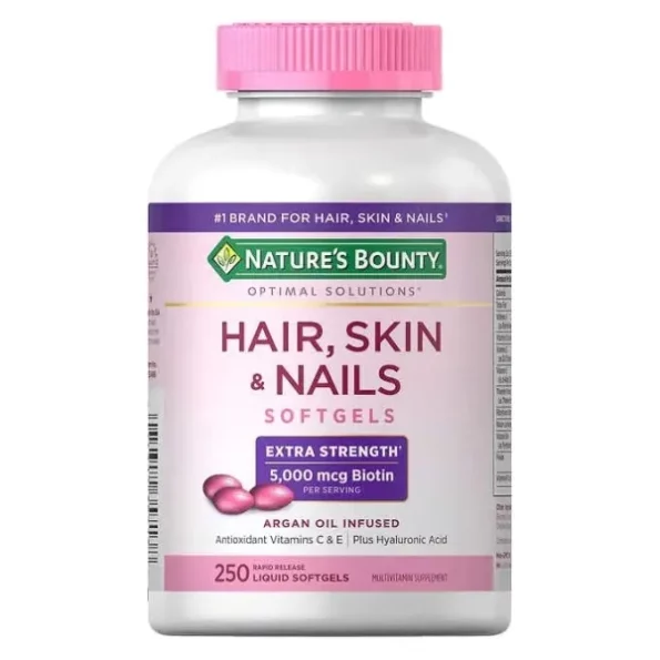 Nature Bounty Hair, Skin & Nails - 250 Tabs available on Herbkart