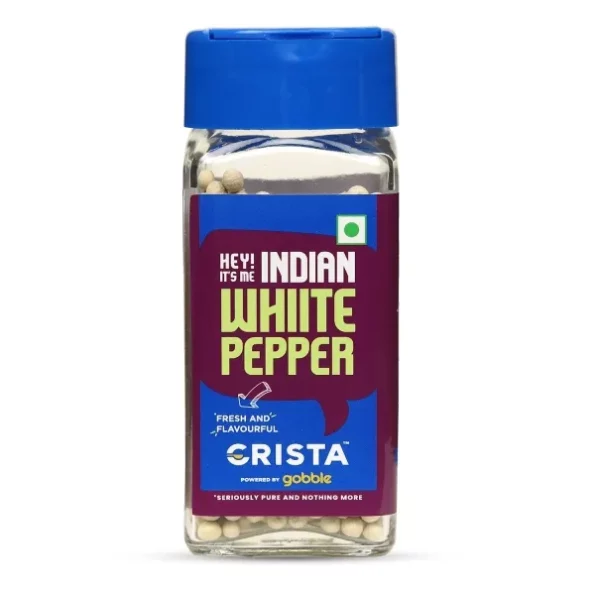 CRISTA White Pepper Seeds 100 gms available on Herbkart