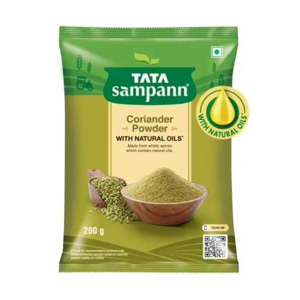 Tata Sampann Coriander Powder With Natural Oils, 200g, Dhania Powder, Herbkart8t761ujtAY8KyL.webp, Herbkart8t761ujtAY8KyL