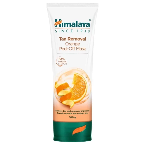 Himalaya Herbals Tan Removal Orange Peel-off Mask, 100g available on Herbkart