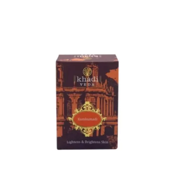 Khadi Veda Kumkumadi Illuminating Bathing Bar for lightening and brightening skin 100 gm., Herbkart8t73120Js209aDYL.webp, Herbkart8t73120Js209aDYL