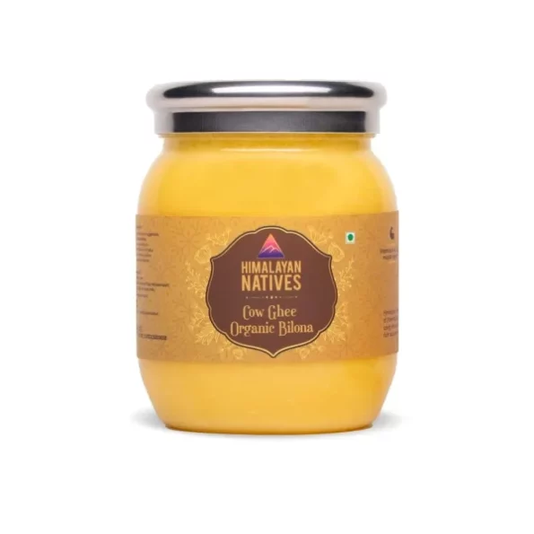 Himalayan Natives Organic Bilona Cow Ghee (500ml) available on Herbkart