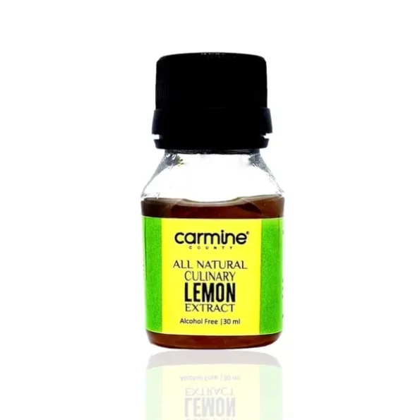 Carmine County All Natural Culinary Lemon Extract, 30 ml available on Herbkart