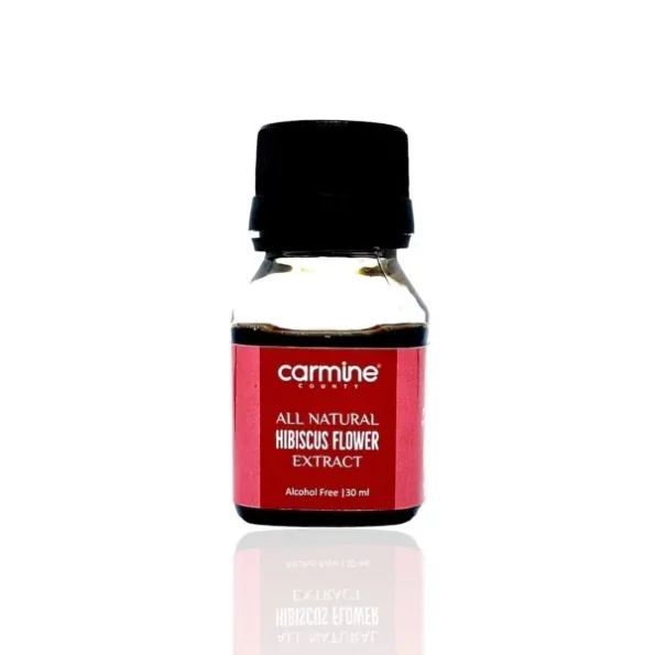 Carmine County All Natural Hibiscus Flower Extract, 50 ml available on Herbkart