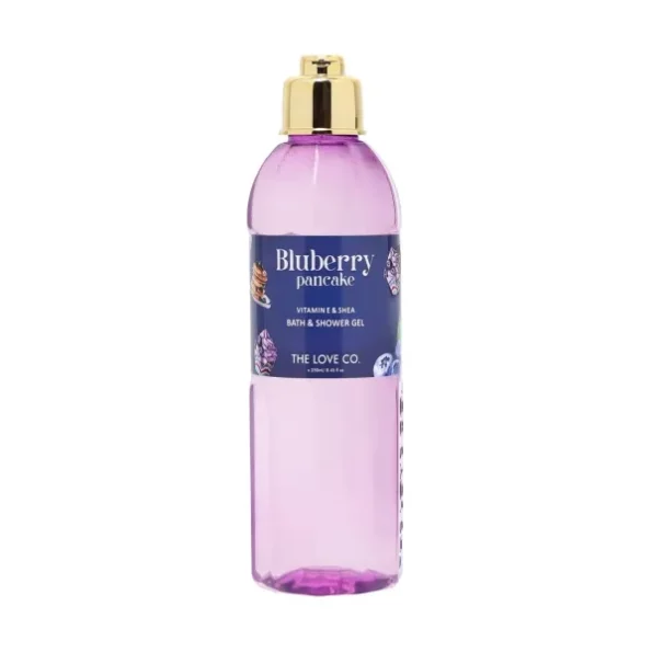 THE LOVE CO. Bluberry Pancake Bath & Shower Gel - 250 ml available on Herbkart