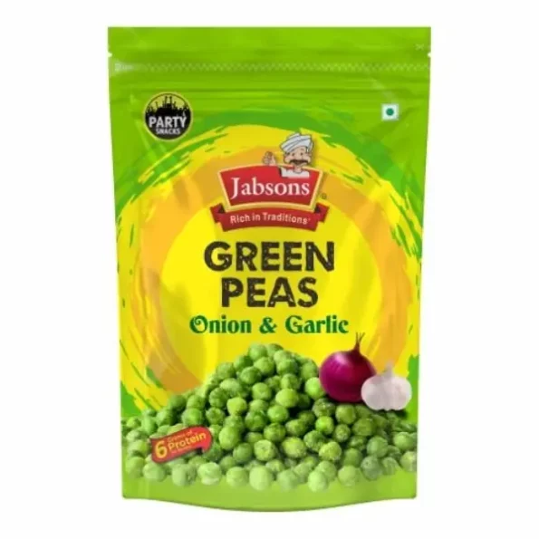 Jabsons Green Peas -Onion Garlic 400Gm (Crispy & Crunchy), Herbkart8t741lIFgHJY20L.webp, Herbkart8t741lIFgHJY20L