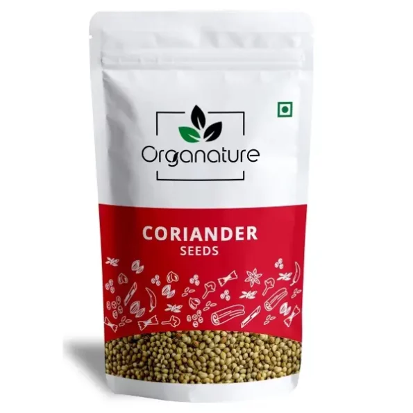 Organature Pure and Natural Coriander Seeds/Whole Dhaniya Seeds (300 grams) available on Herbkart