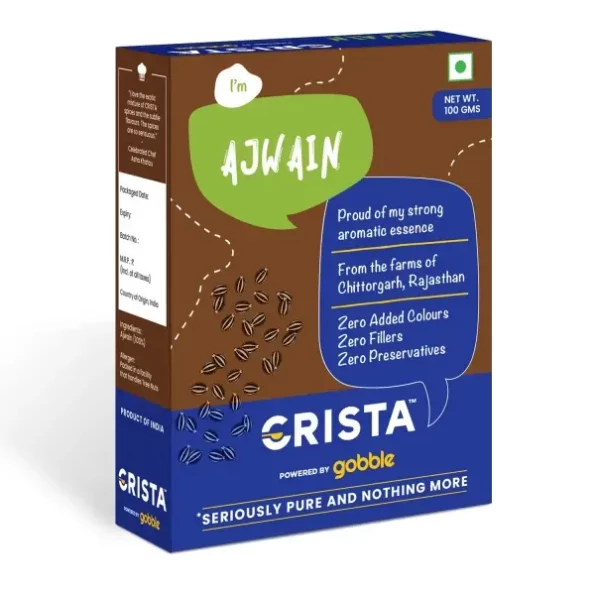 CRISTA Whole Ajwain Seeds 100 gms available on Herbkart