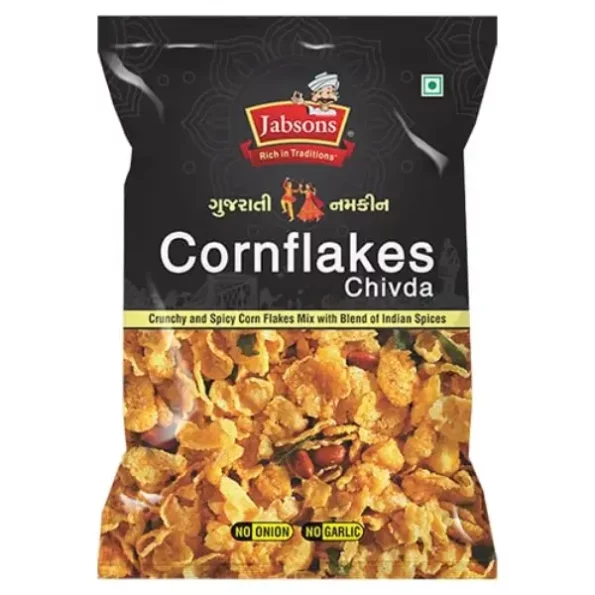 Jabsons Gujarati Namkeen Cornflakes Mix -120g, Herbkart8t751RgSsB7peL.webp, Herbkart8t751RgSsB7peL