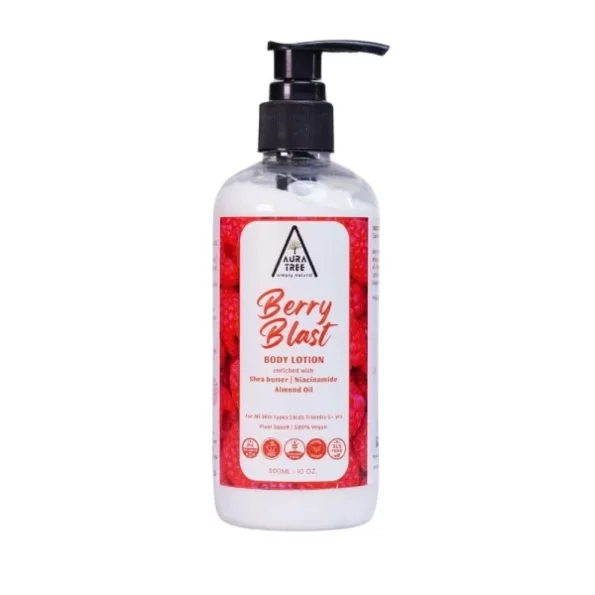 AuraTree Berry Blast Body lotion 300Ml available on Herbkart