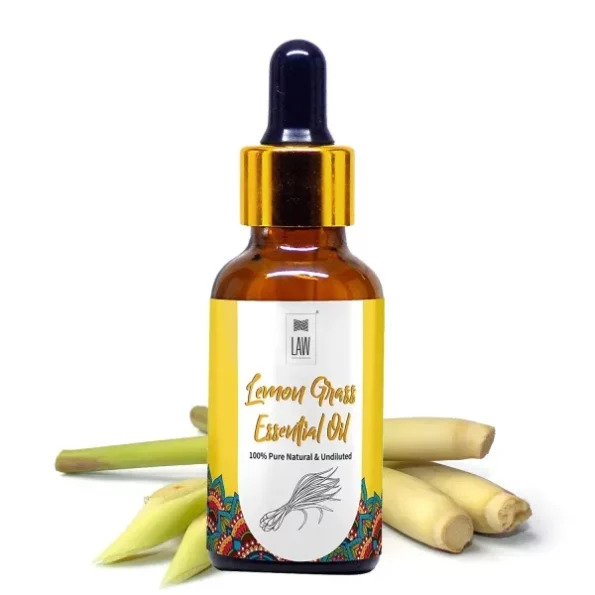 looms & weaves - 100% Pure, Natural & Undiluted Lemon Grass Essential Oil - 100ML available on Herbkart